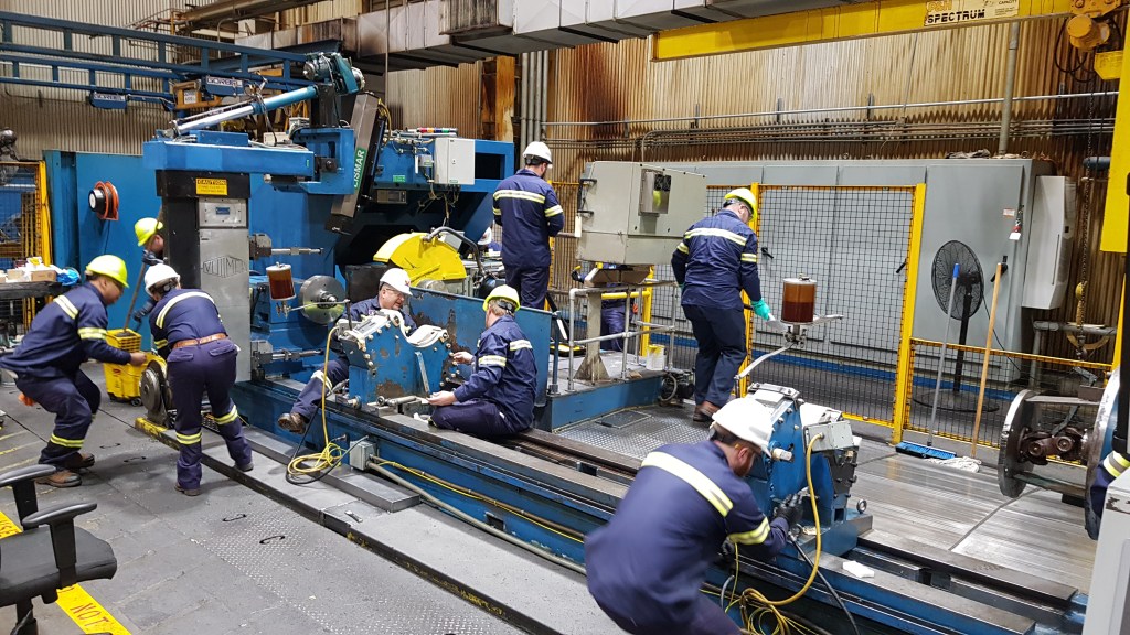 TPM consulting a team exercise to restore equipment to baseline condition for loss eradication and higher OEE